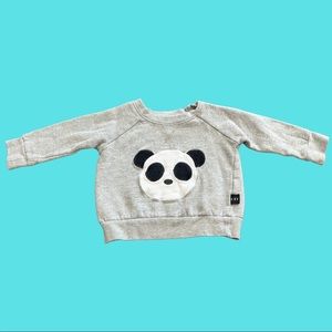 Huxbaby gender neutral panda sweatshirt